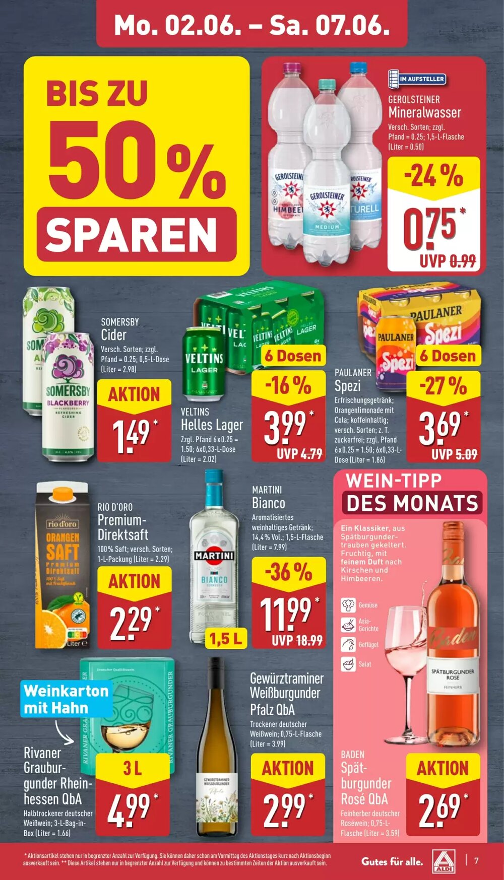 Aldi Nord Prospekt (ab 02.06.2025) zum Blättern - Seite 7