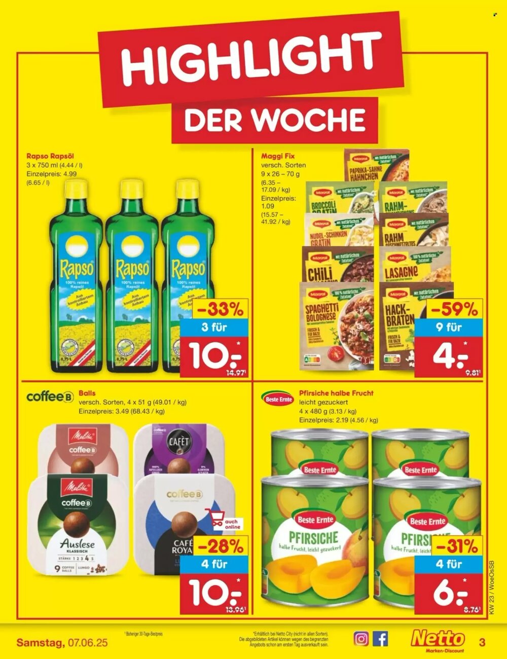 Netto Marken-Discount Prospekt (ab 02.06.2025) zum Blättern - Seite 3