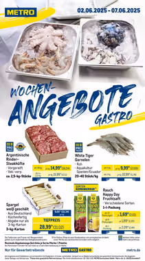 METRO Prospekt (ab 02.06.2025) zum Blättern