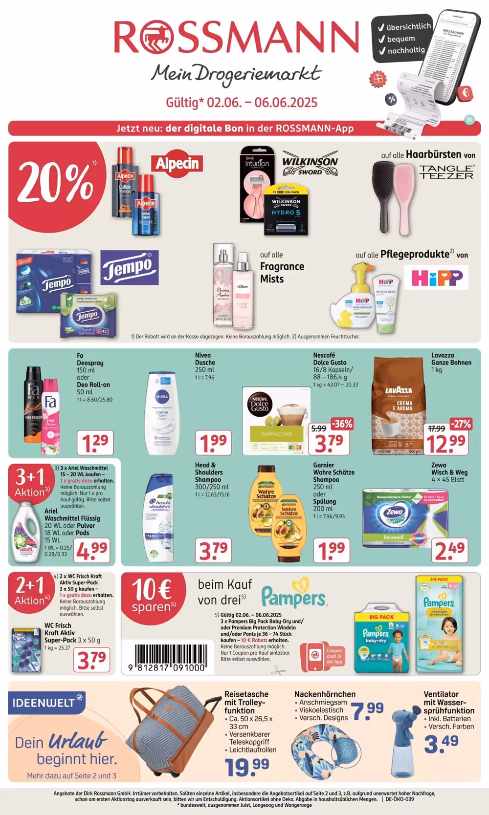 Rossmann Prospekt (ab 02.06.2025) zum Blättern - Seite 1