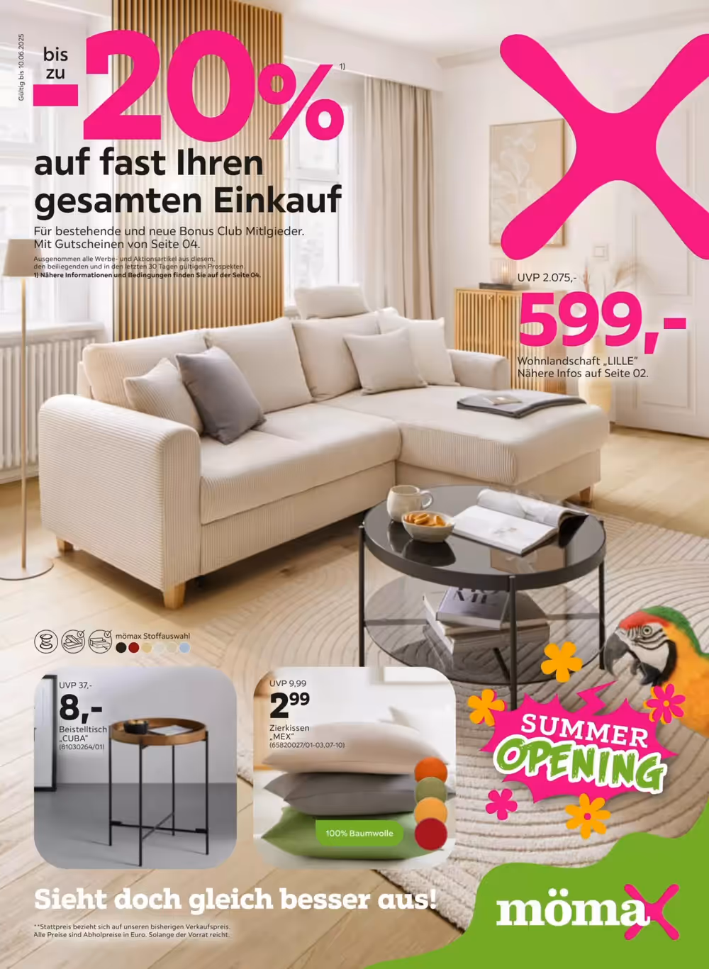 Mömax Prospekt (ab 02.06.2025) zum Blättern - Seite 1