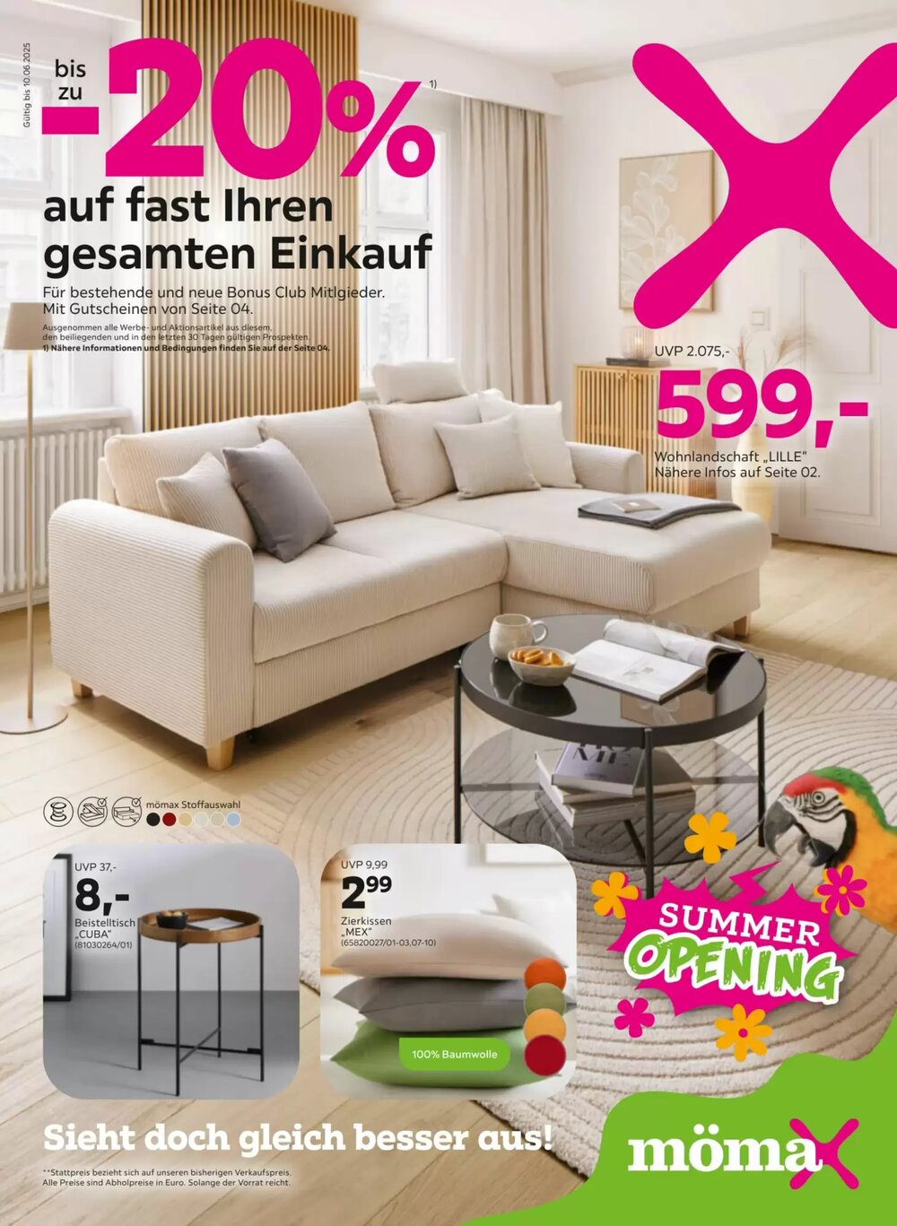 Mömax Prospekt (ab 02.06.2025) zum Blättern - Seite 1