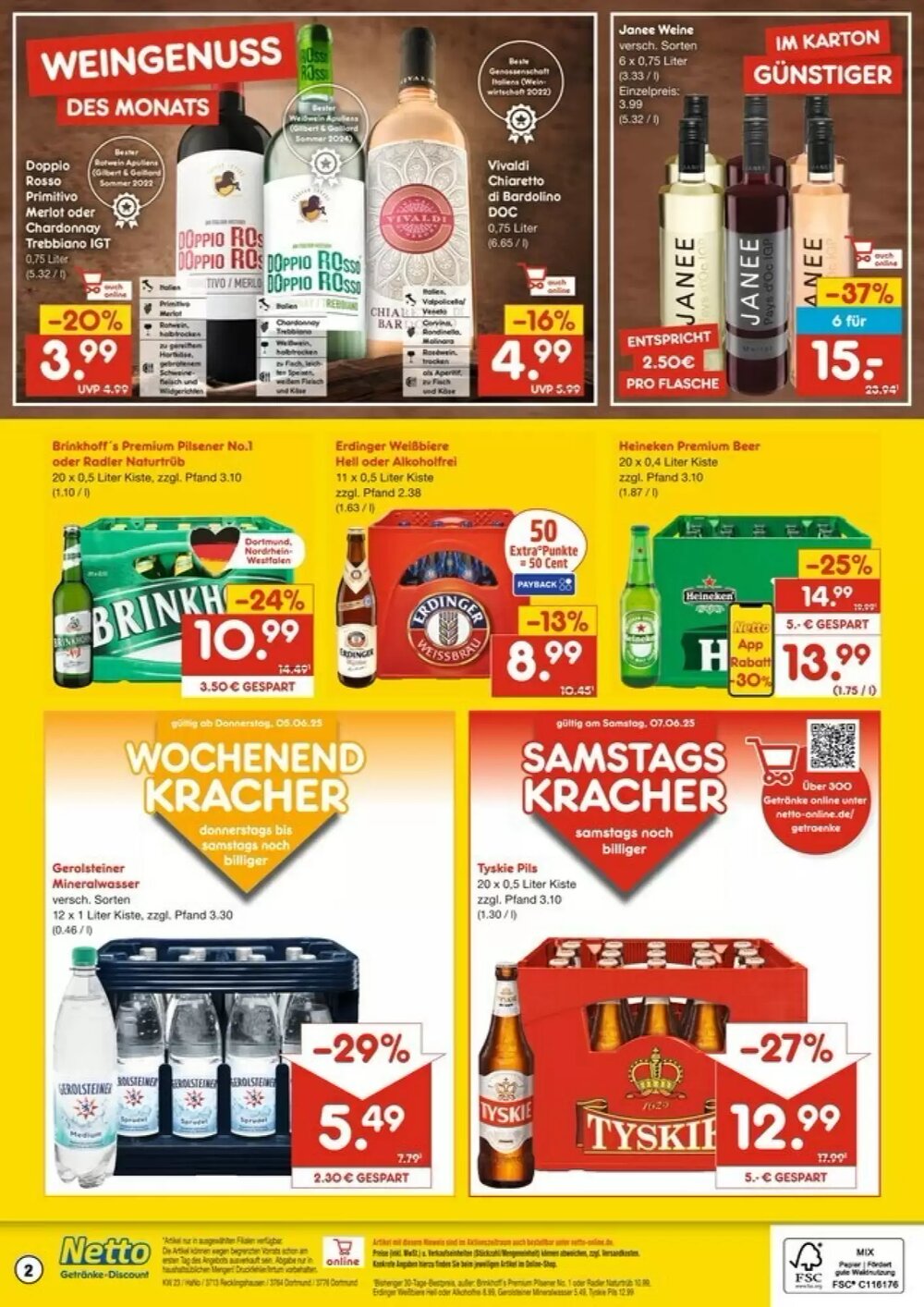 Netto Getränke Discount Prospekt (ab 02.06.2025) zum Blättern - Seite 2