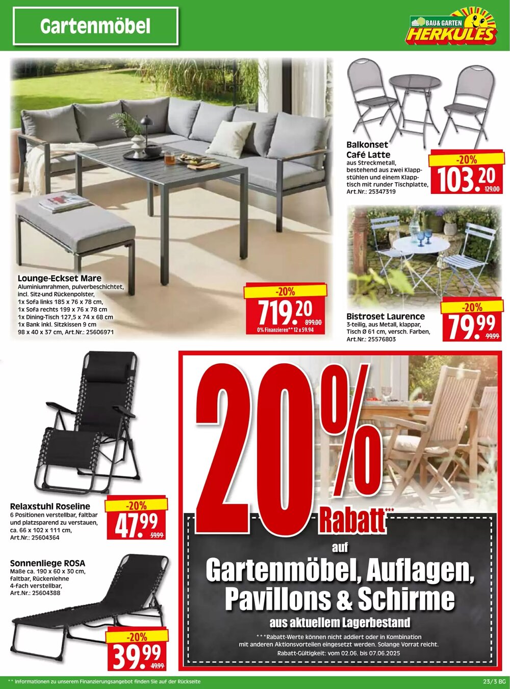 Herkules Baumarkt Prospekt (ab 02.06.2025) zum Blättern - Seite 3