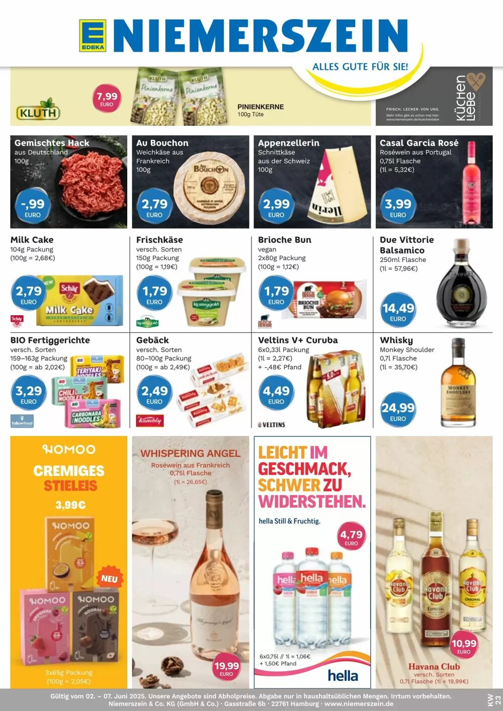 Edeka Niemerszein Prospekt (ab 02.06.2025) zum Blättern - Seite 1