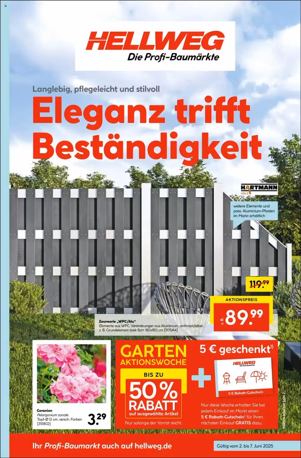Hellweg Prospekt (ab 02.06.2025) zum Blättern - Seite 1