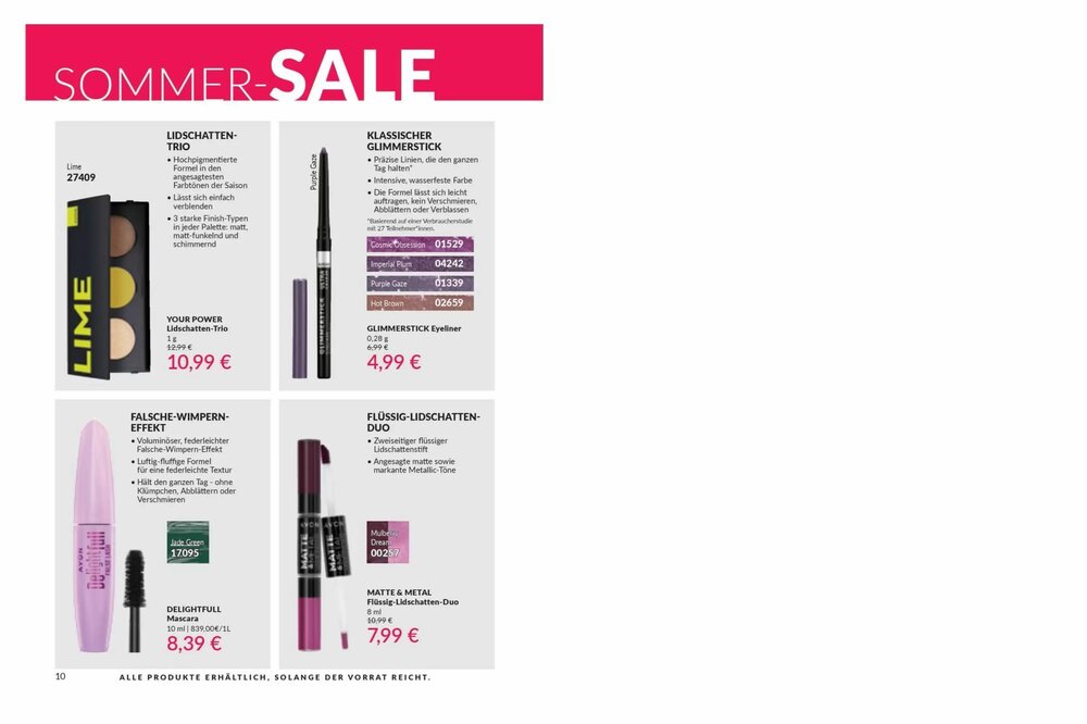 Avon Prospekt (ab 02.06.2025) zum Blättern - Seite 10