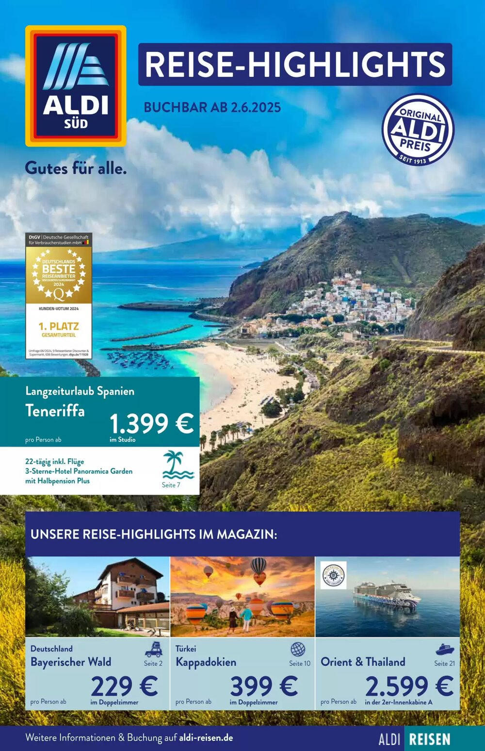 Aldi Süd Prospekt (ab 02.06.2025) zum Blättern - Seite 1
