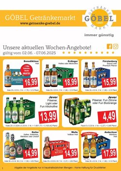 Getränke Göbel Prospekt (ab 02.06.2025) zum Blättern