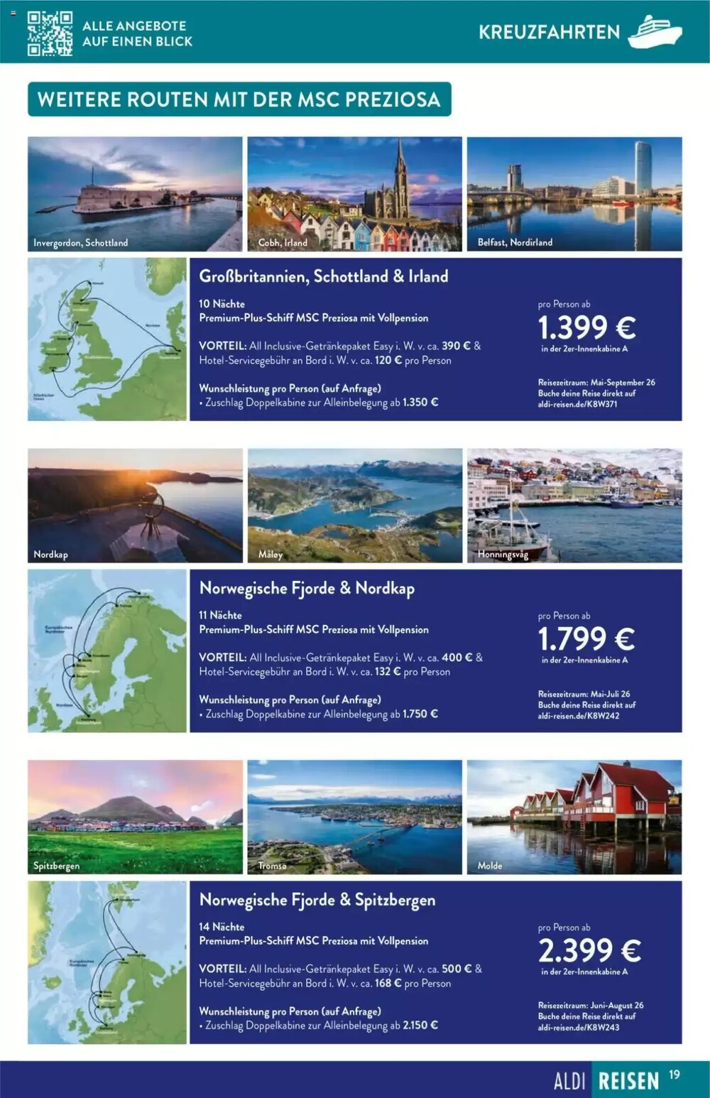 ALDI Nord Reisen Prospekt (ab 02.06.2025) zum Blättern - Seite 19