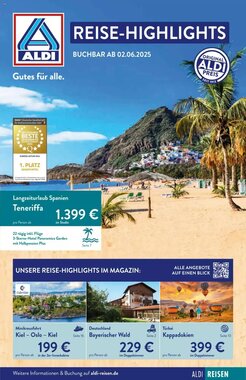 ALDI Nord Reisen Prospekt (ab 02.06.2025) zum Blättern