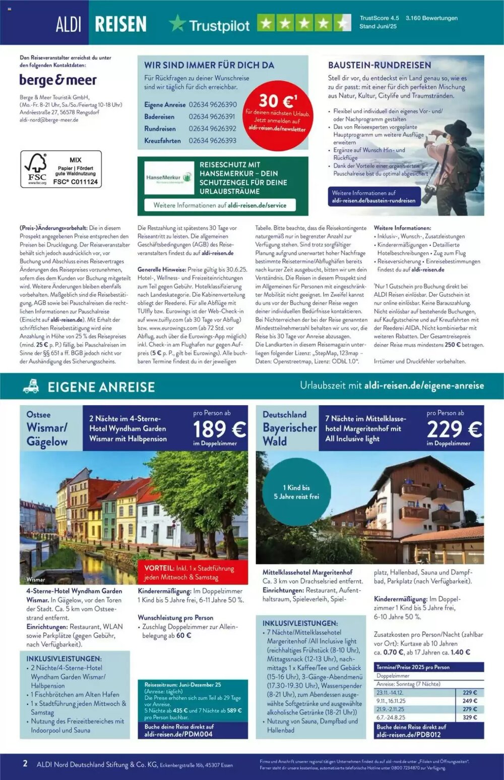 ALDI Nord Reisen Prospekt (ab 02.06.2025) zum Blättern - Seite 2