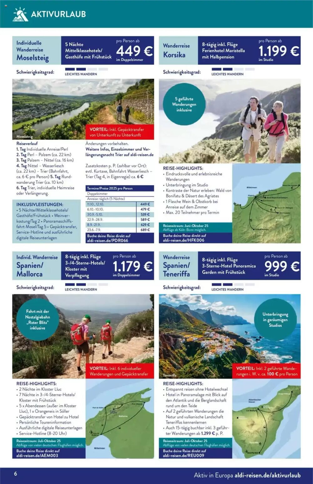 ALDI Nord Reisen Prospekt (ab 02.06.2025) zum Blättern - Seite 6