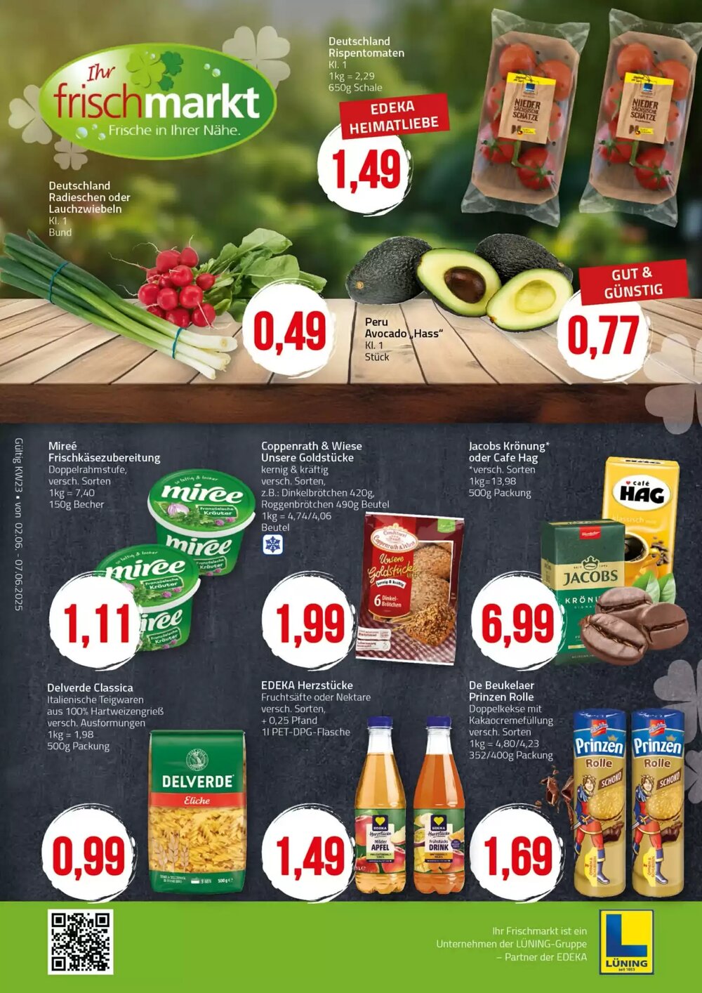 Ihr Frischmarkt Prospekt (ab 02.06.2025) zum Blättern - Seite 1