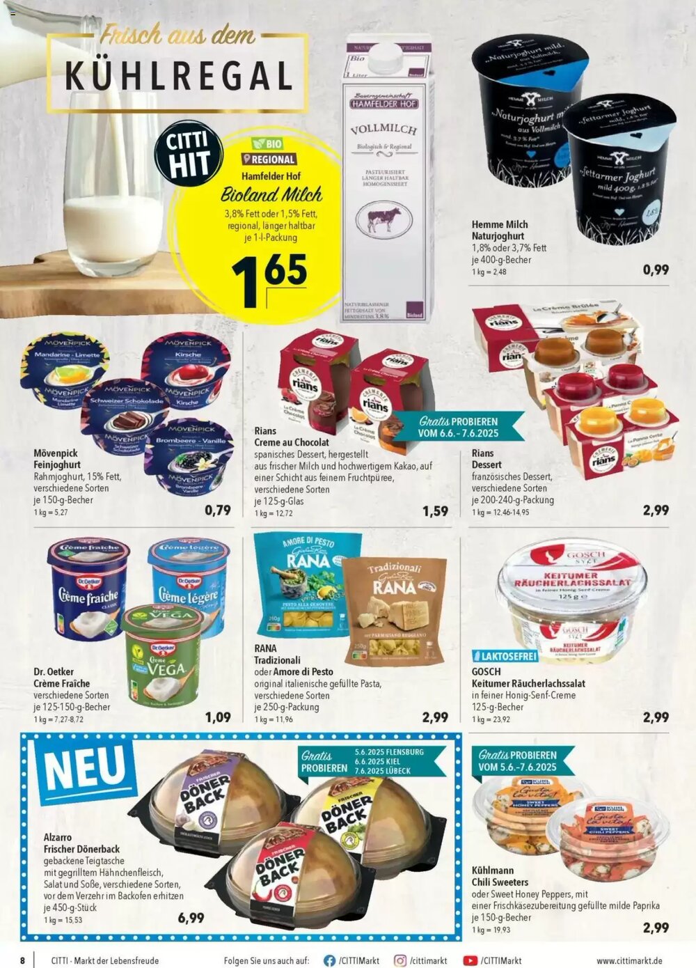 CITTI Markt Prospekt (ab 04.06.2025) zum Blättern - Seite 8