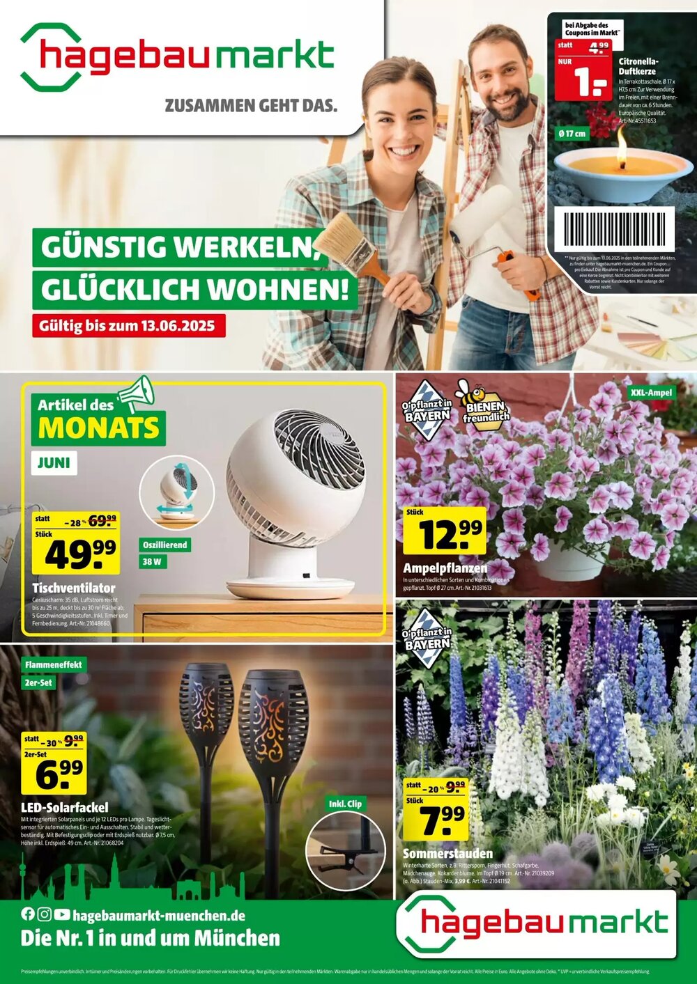 Hagebau Prospekt (ab 04.06.2025) zum Blättern - Seite 1