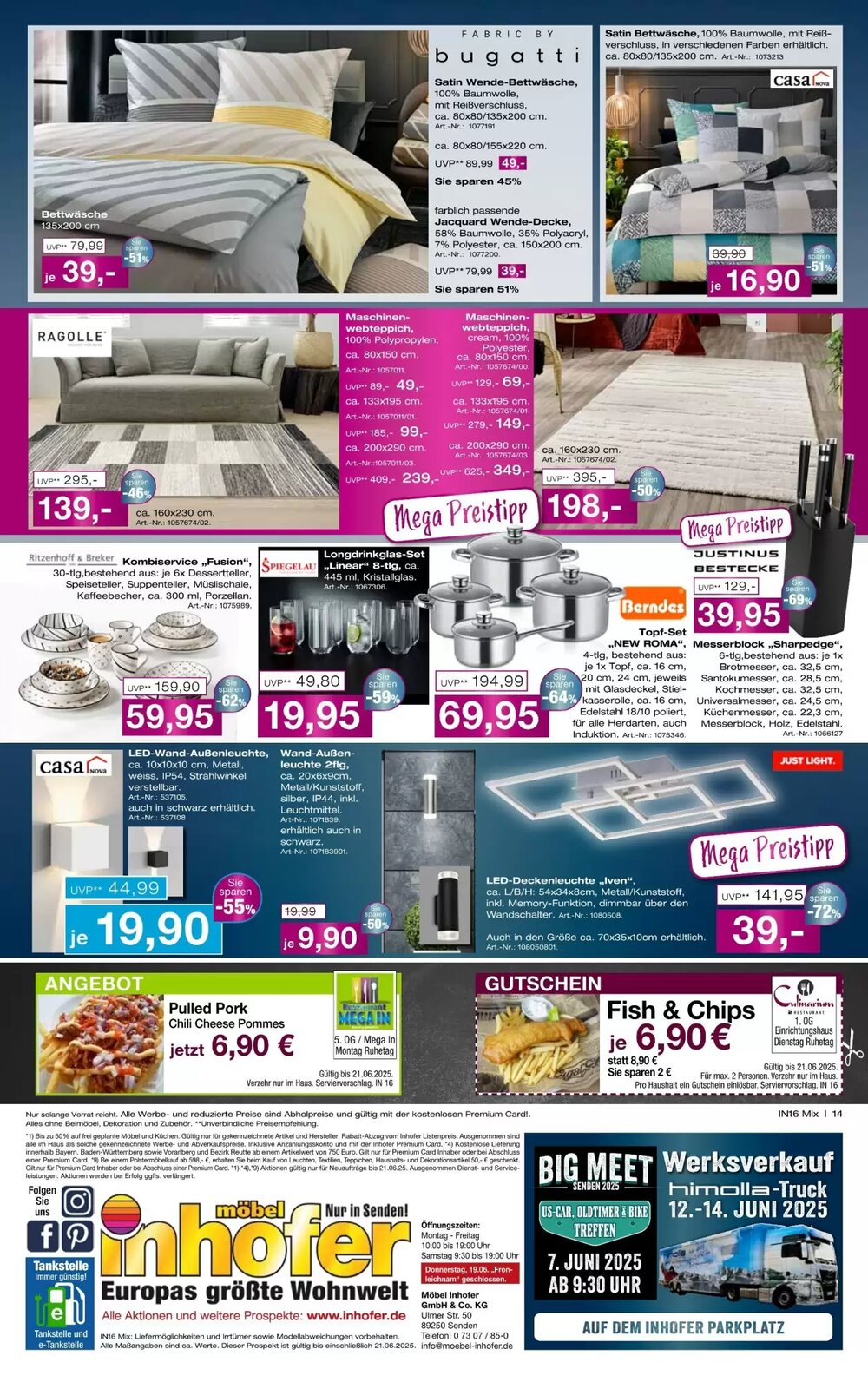 Möbel Inhofer Prospekt (ab 04.06.2025) zum Blättern - Seite 14