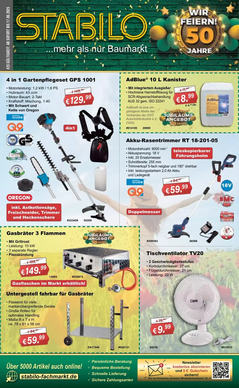 Stabilo Fachmarkt Prospekt (ab 04.06.2025) zum Blättern - Seite 1