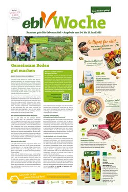 Ebl Naturkost Prospekt (ab 04.06.2025) zum Blättern