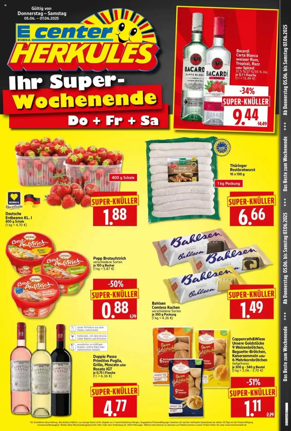 Edeka Herkules Prospekt (ab 05.06.2025) zum Blättern - Seite 1