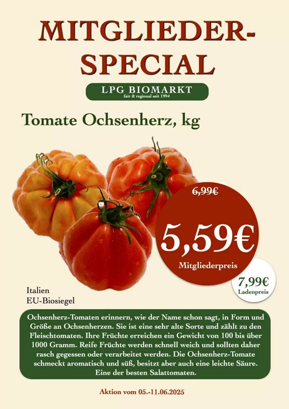 LPG Biomarkt Prospekt (ab 05.06.2025) zum Blättern - Seite 5