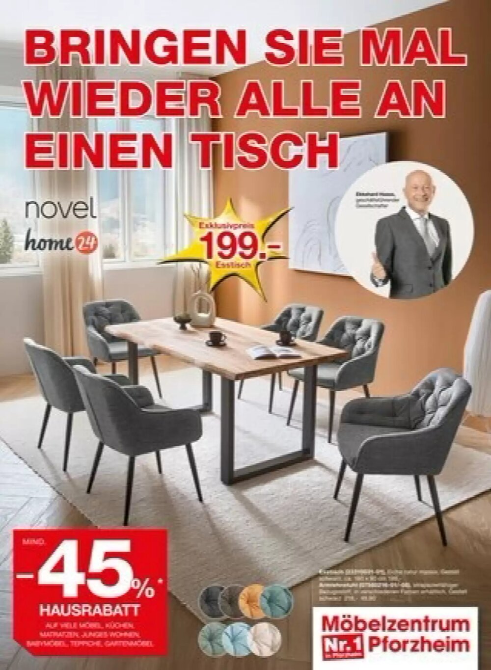 Möbelzentrum Pforzheim Prospekt (ab 06.06.2025) zum Blättern - Seite 1