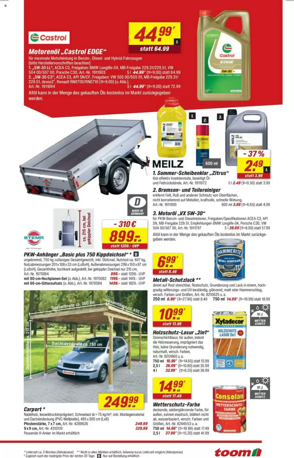 toom Baumarkt Prospekt (ab 07.06.2025) zum Blättern - Seite 9