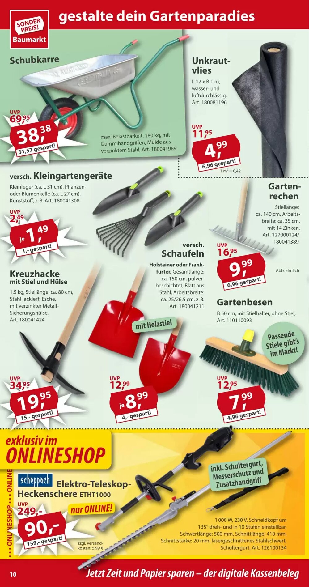 Sonderpreis Baumarkt Prospekt (ab 07.06.2025) zum Blättern - Seite 10
