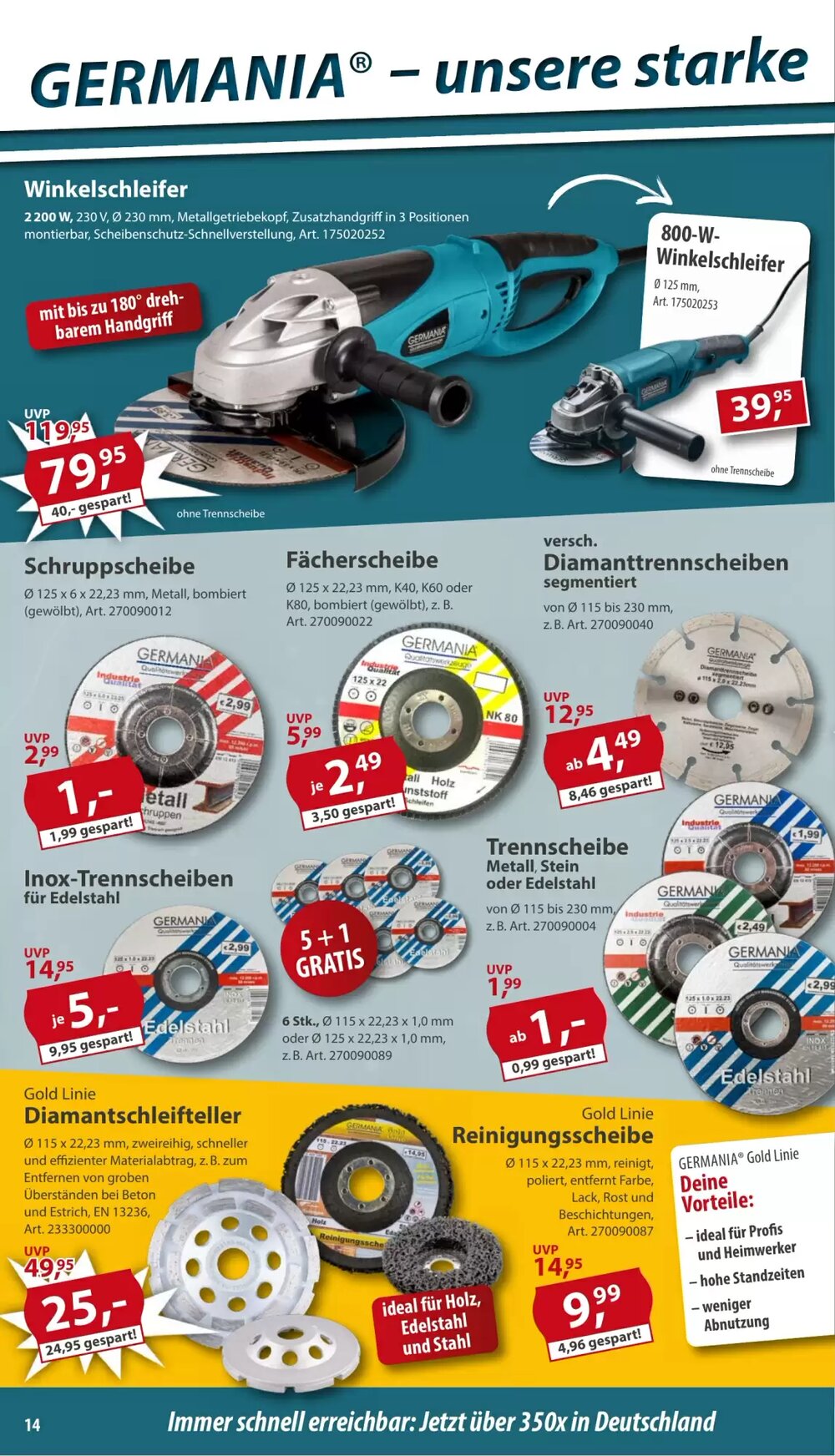 Sonderpreis Baumarkt Prospekt (ab 07.06.2025) zum Blättern - Seite 14