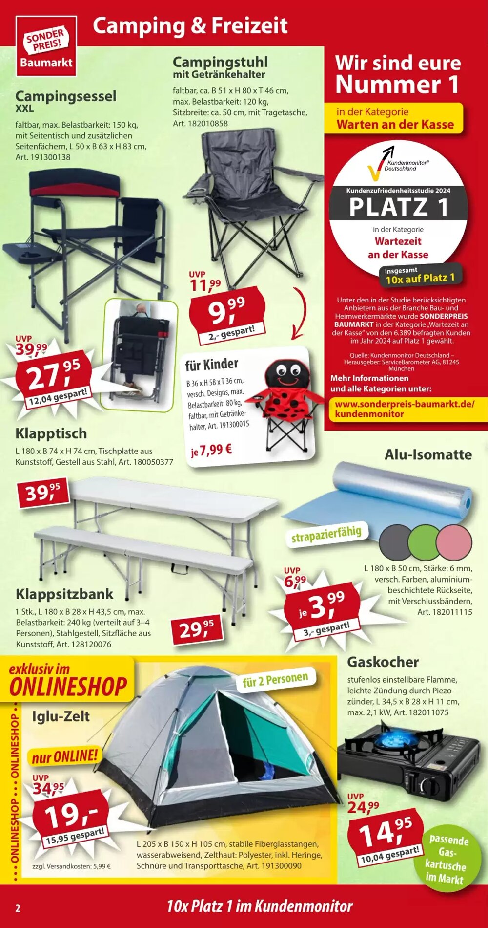 Sonderpreis Baumarkt Prospekt (ab 07.06.2025) zum Blättern - Seite 2