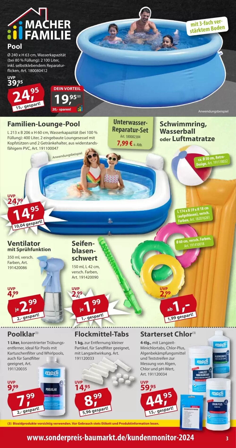 Sonderpreis Baumarkt Prospekt (ab 07.06.2025) zum Blättern - Seite 3
