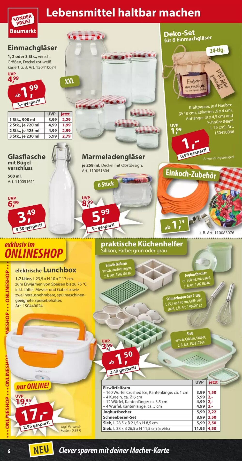 Sonderpreis Baumarkt Prospekt (ab 07.06.2025) zum Blättern - Seite 6