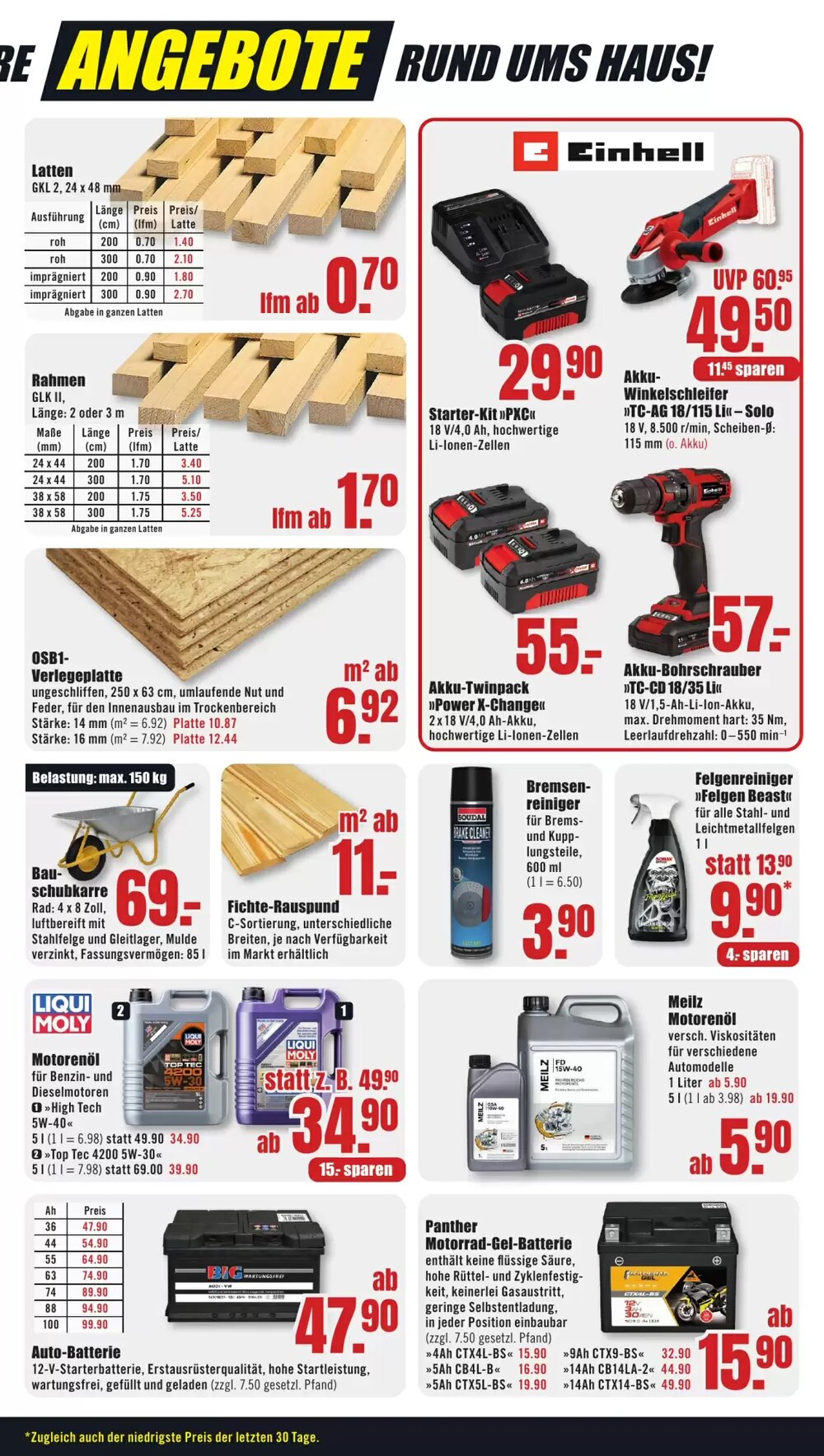 B1 Discount Baumarkt Prospekt (ab 07.06.2025) zum Blättern - Seite 11