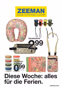 Zeeman Prospekt (ab 07.06.2025) zum Blättern