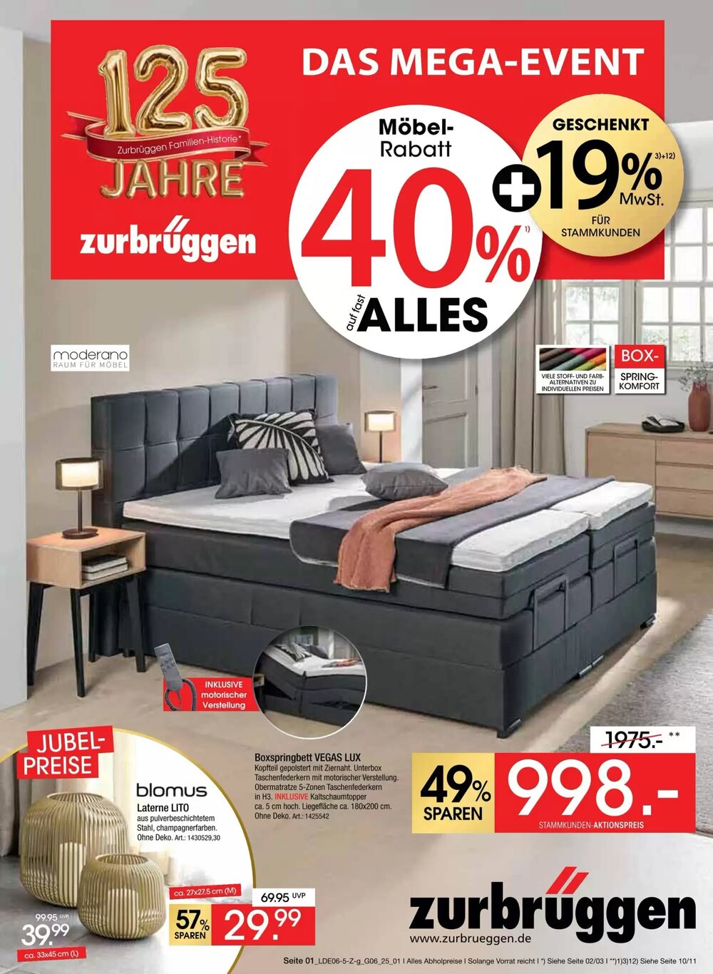 Zurbrüggen Prospekt (ab 07.06.2025) zum Blättern - Seite 1