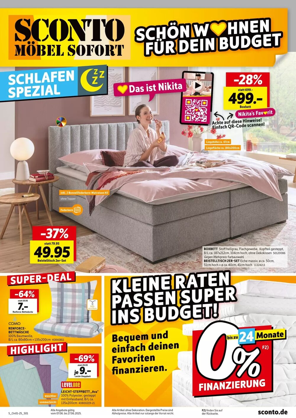 SCONTO Prospekt (ab 07.06.2025) zum Blättern - Seite 1