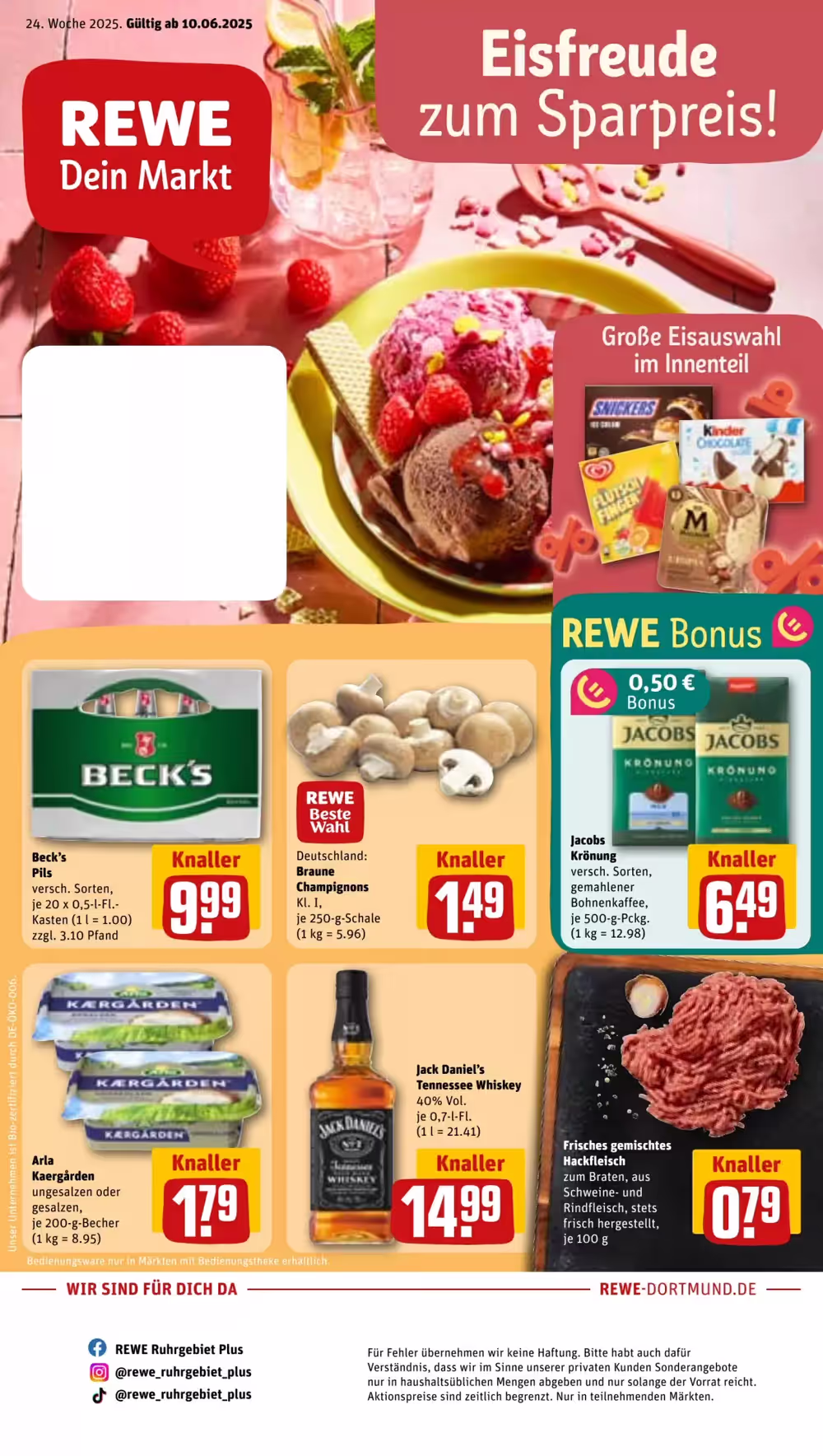 REWE Prospekt (ab 08.06.2025) zum Blättern - Seite 1