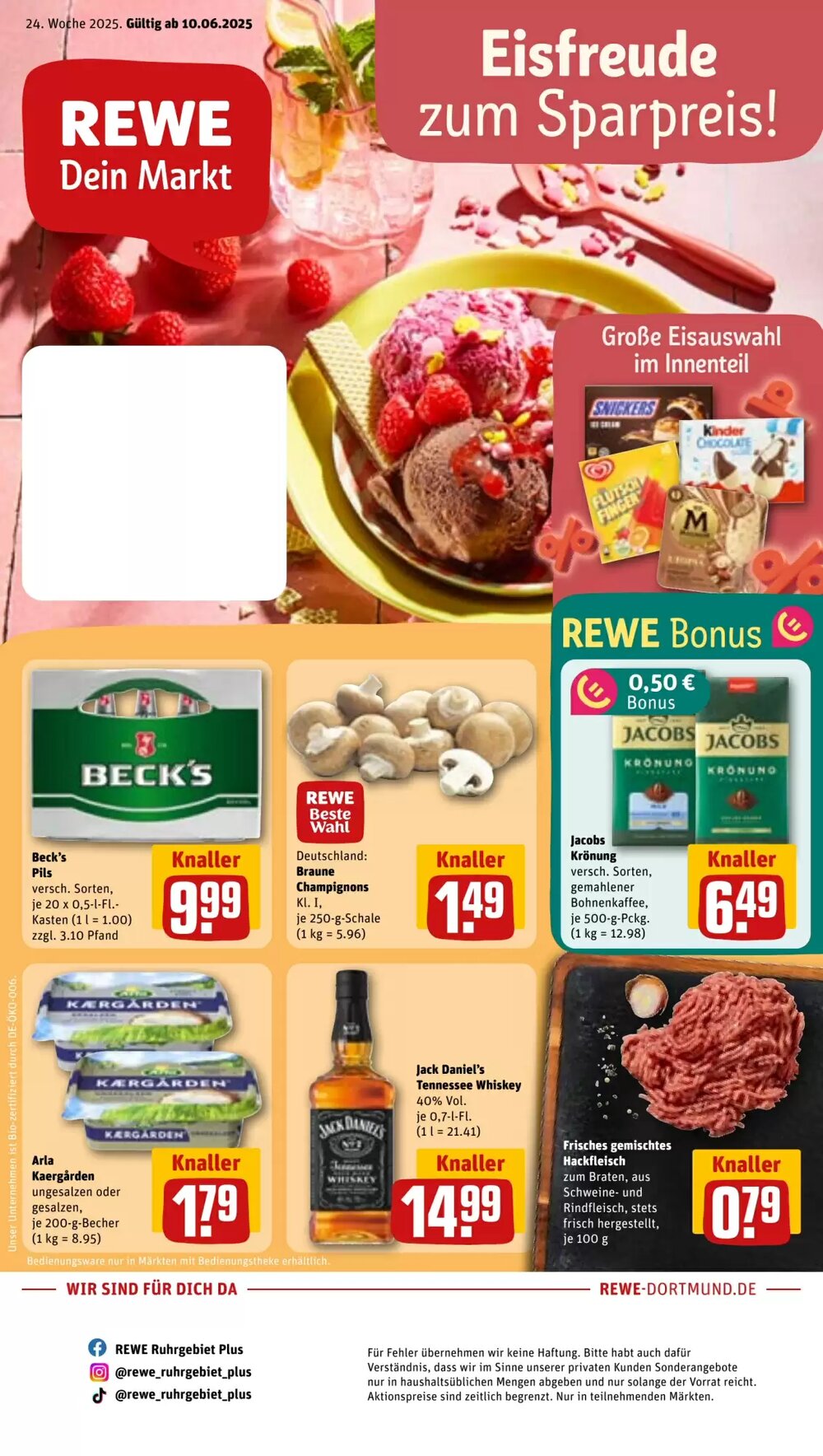REWE Prospekt (ab 08.06.2025) zum Blättern - Seite 1