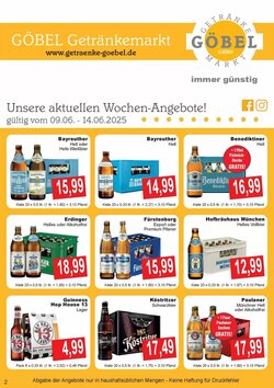 Getränke Göbel Prospekt (ab 09.06.2025) zum Blättern