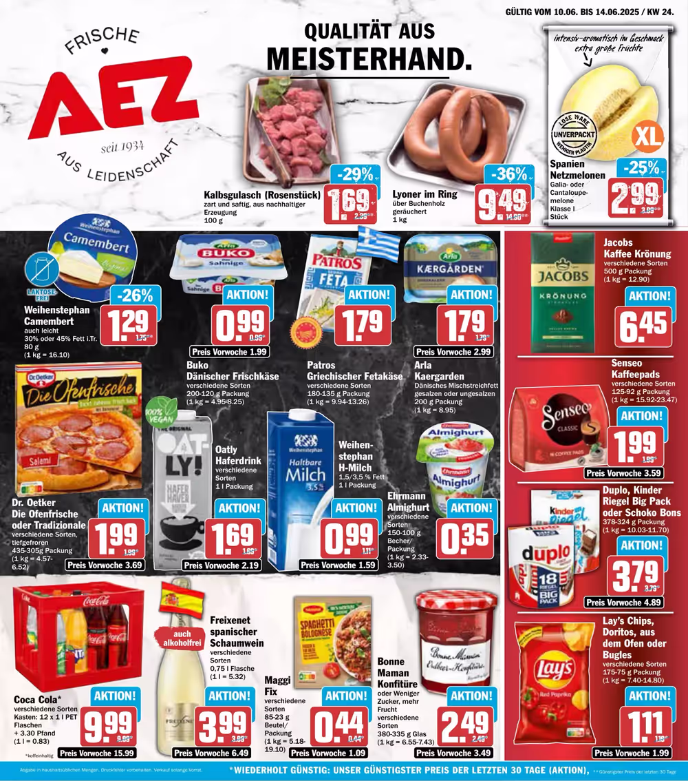 AEZ Prospekt (ab 09.06.2025) zum Blättern - Seite 1