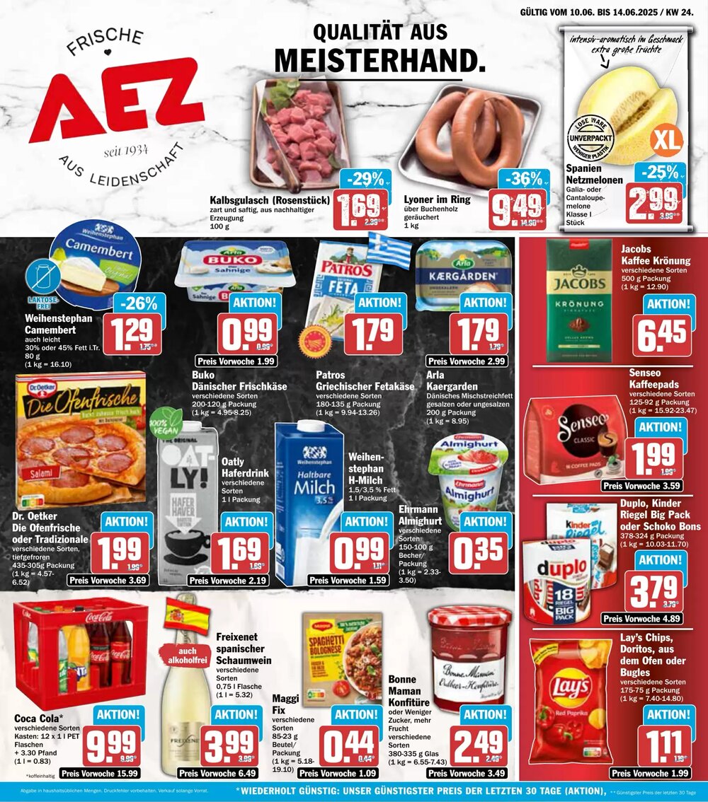 AEZ Prospekt (ab 09.06.2025) zum Blättern - Seite 1