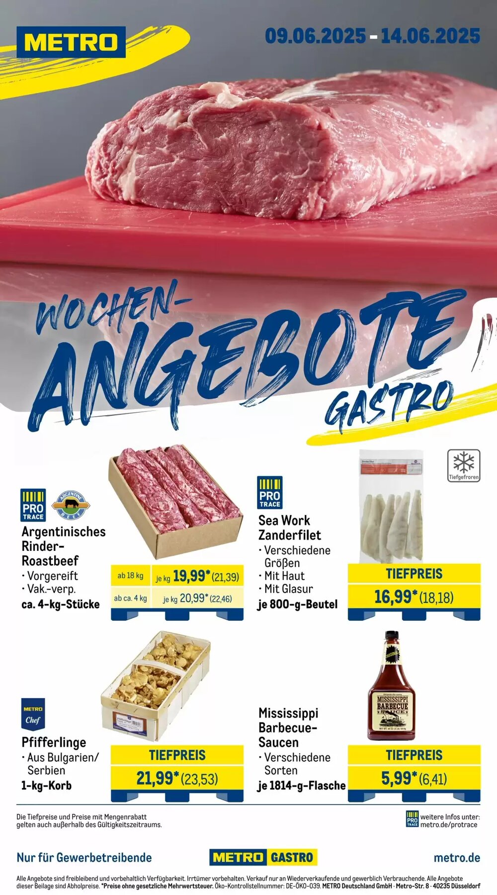METRO Prospekt (ab 09.06.2025) zum Blättern - Seite 1