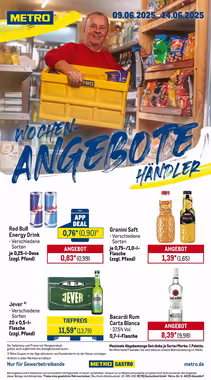 METRO Prospekt (ab 09.06.2025) zum Blättern