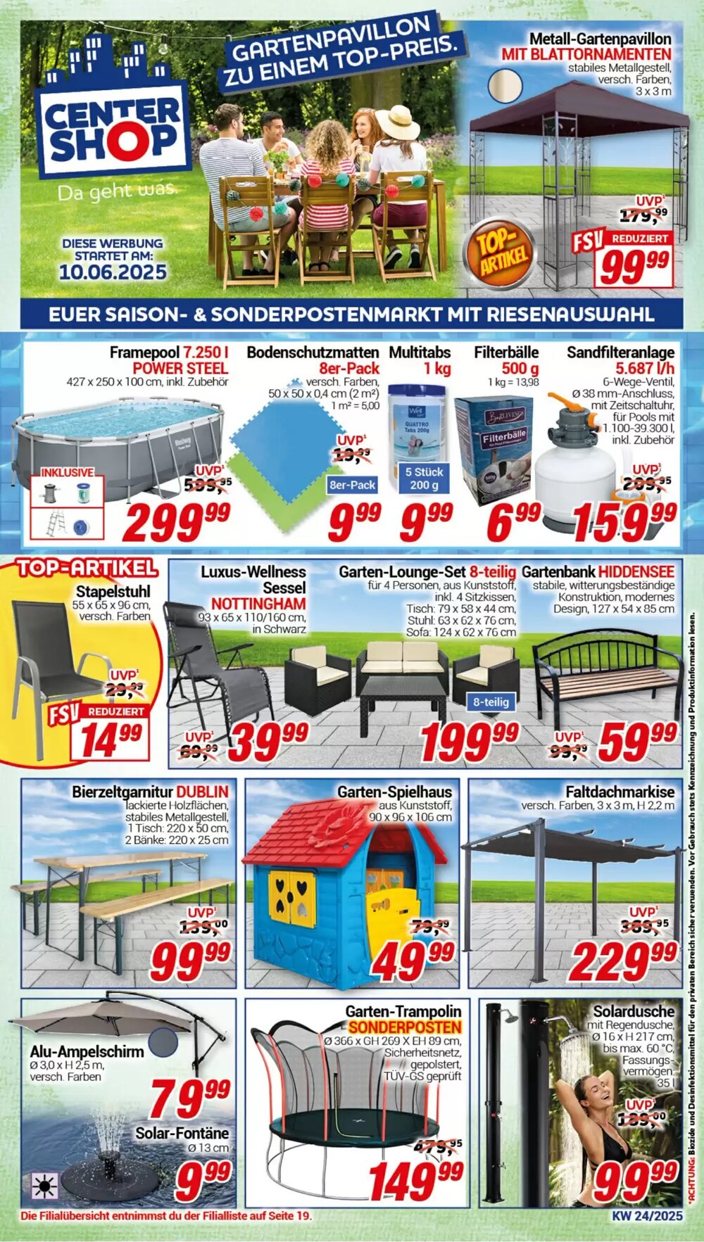 CENTERSHOP Prospekt (ab 09.06.2025) zum Blättern - Seite 1