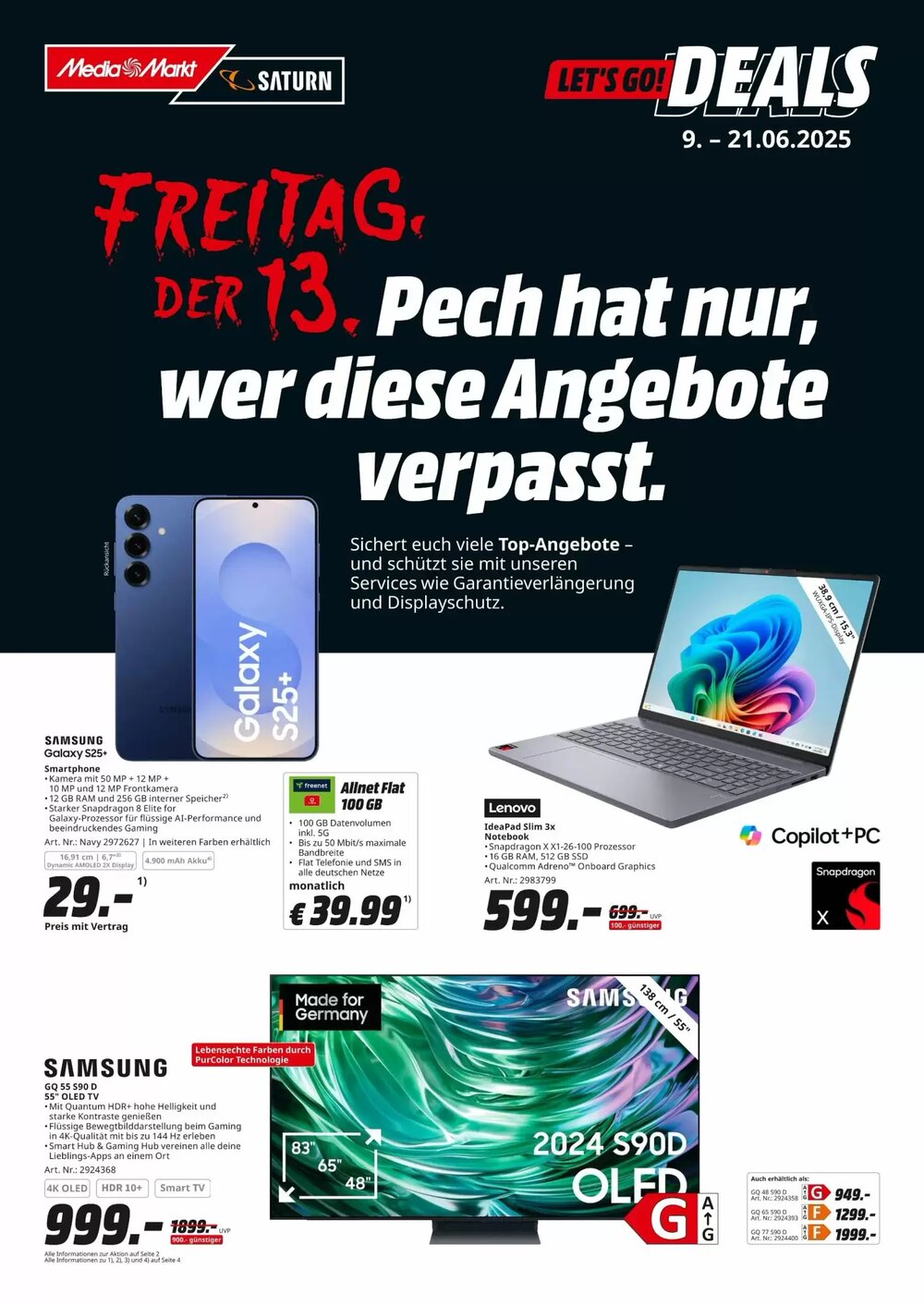 MediaMarkt Prospekt (ab 09.06.2025) zum Blättern - Seite 1