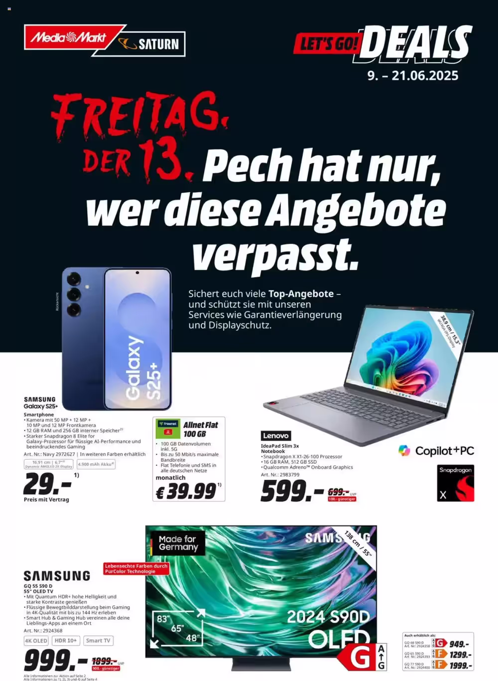 Saturn Prospekt (ab 09.06.2025) zum Blättern - Seite 1