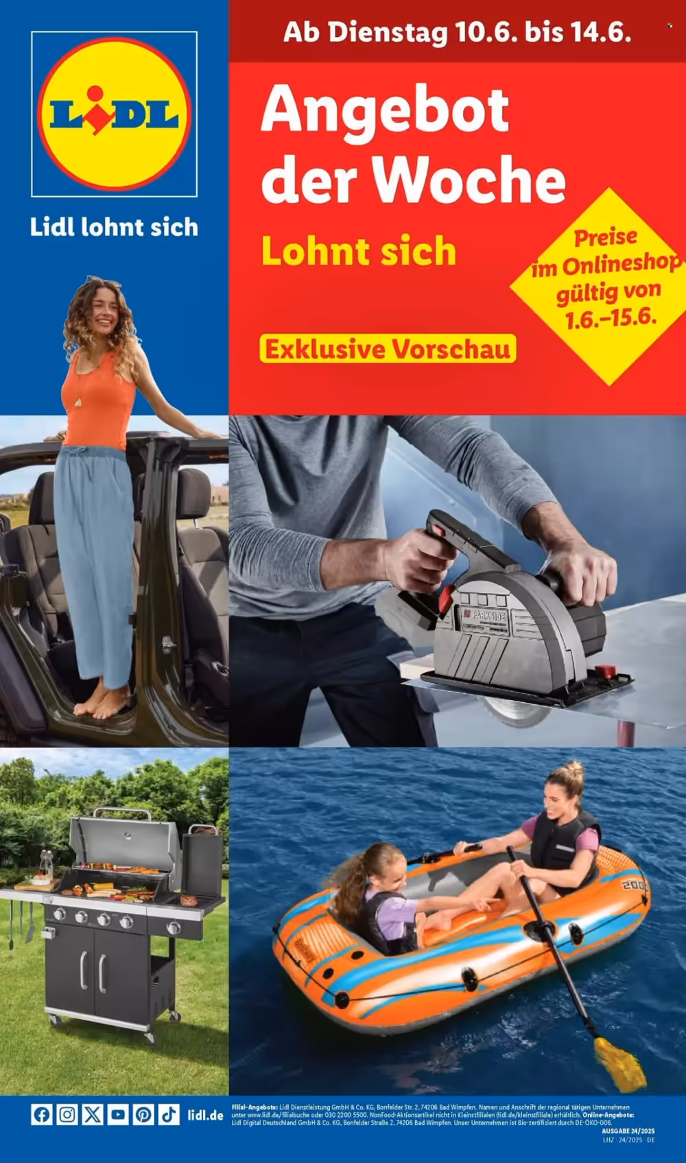 Lidl Prospekt (ab 10.06.2025) zum Blättern - Seite 1