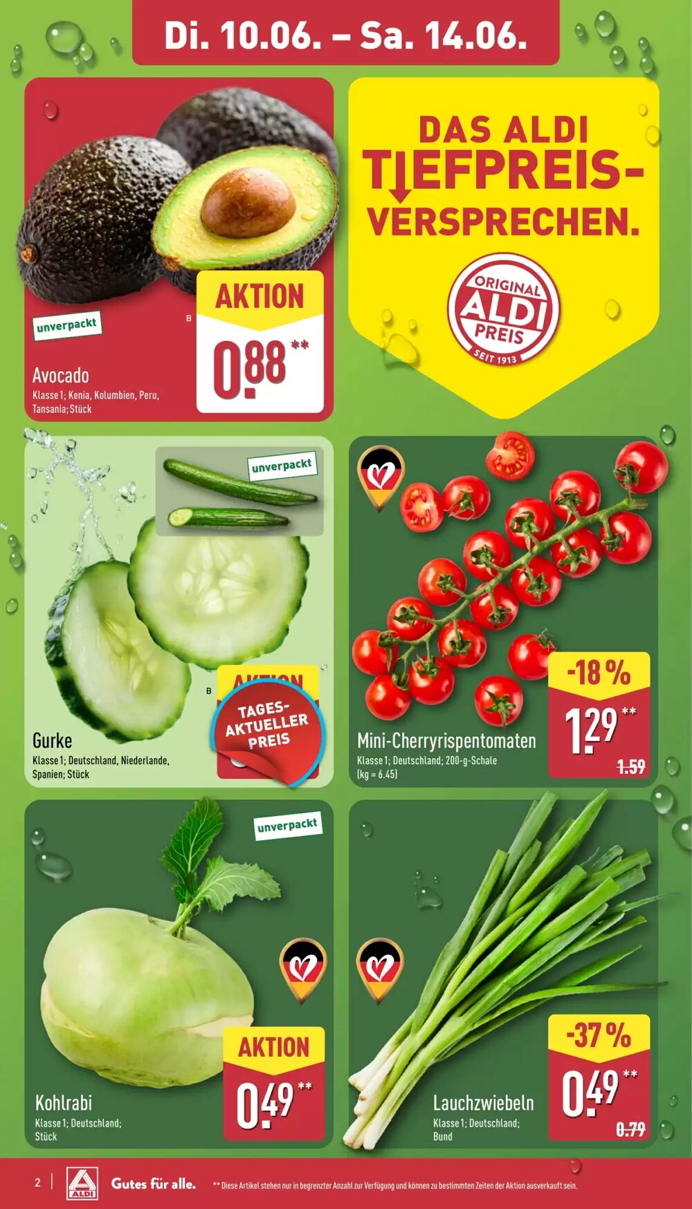 Aldi Nord Prospekt (ab 10.06.2025) zum Blättern - Seite 2
