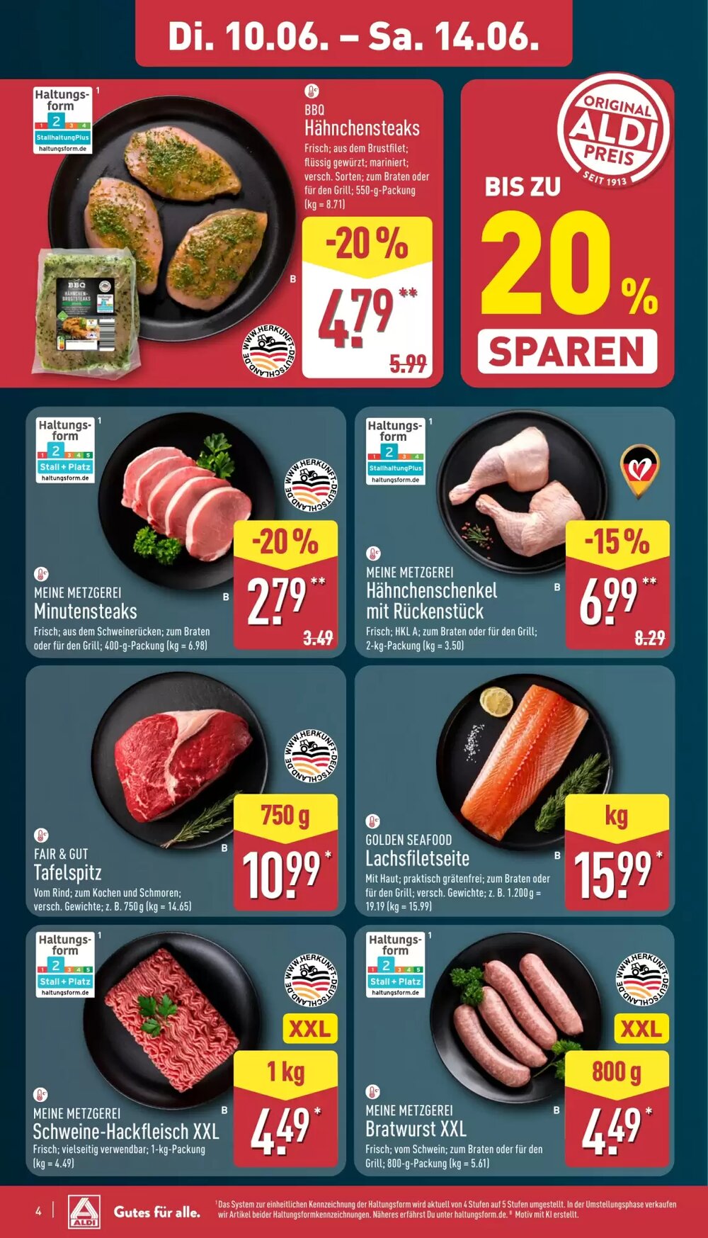 Aldi Nord Prospekt (ab 10.06.2025) zum Blättern - Seite 4