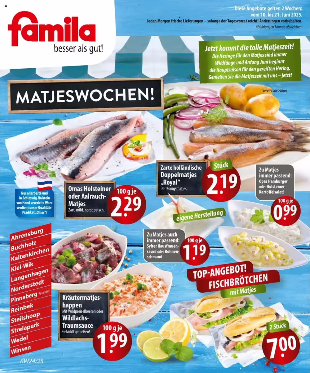 Famila Nord Ost Prospekt (ab 10.06.2025) zum Blättern - Seite 1